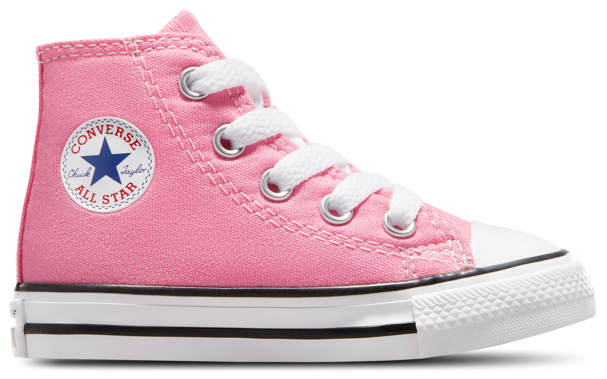 girls pink converse high tops