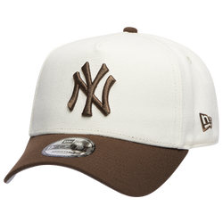 Adulte - New Era Casquette Yankees 9Forty A-Frame - Blanc/Noyer