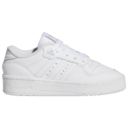 Boys' Grade School - adidas Originals Rivalry Low  - White/White