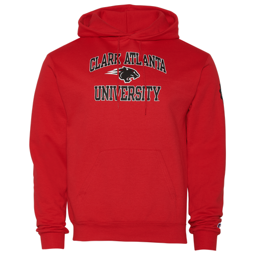 

Champion Mens Champion Clark Atlanta Fleece Hoodie - Mens Red Size M
