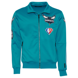 Men's - Pro Standard Hornets Classic Track Jacket - Teal/Teal