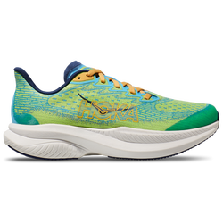 Boys' Grade School - HOKA Mach 6 - Lettuce/Blue