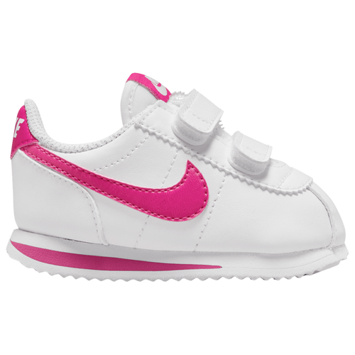 

Nike Girls Nike Cortez - Girls' Toddler Shoes White/White Size 07.0