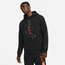 Jordan Essential Fleece GFX Holiday Pullover Hoodie - Men's Black/Black
