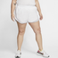 Nike Plus Size Tempo Shorts - Women's White/White/Atmosphere Grey