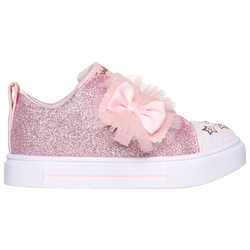 Girls' Toddler - Skechers Glitter Gems - Pink/White