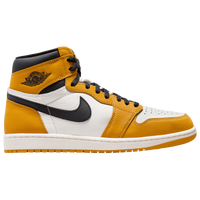 Jordan 1 black hot sale white yellow