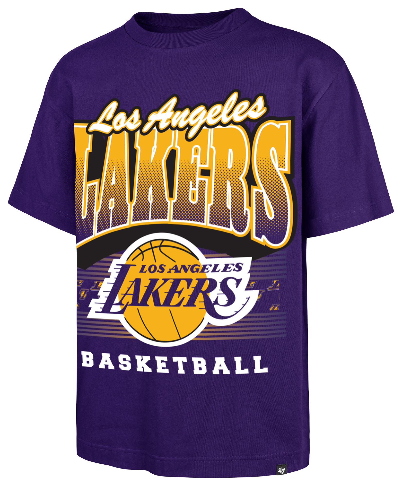 47 Brand Lakers Handcheck Foundation T-Shirt - Men's
