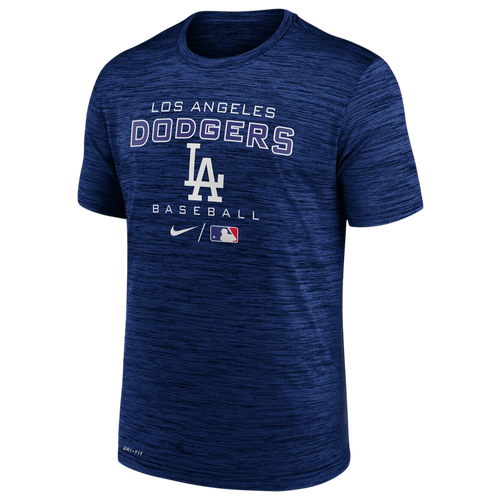 

Nike Mens Los Angeles Dodgers Nike Dodgers Velocity Practice Performance T-Shirt - Mens Royal/Royal Size XL