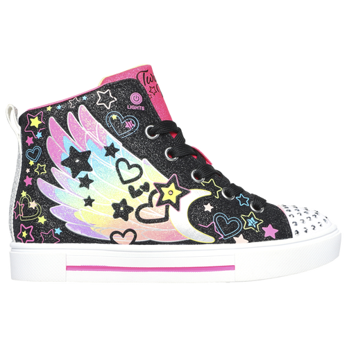 

Girls Preschool Skechers Skechers Galaxy Glitz - Girls' Preschool Shoe Black/Multi/Pink Size 03.0