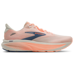 Women's - Brooks Ghost 18 - Cyber Peach/White/Gray