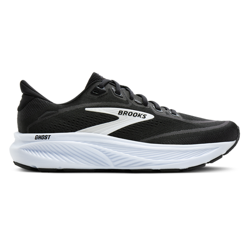  - Brooks Ghost 18 Wide - Black/White Grey