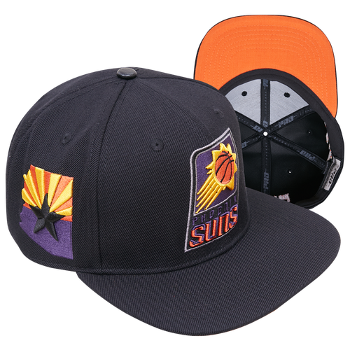 

Pro Standard Mens Pro Standard Suns Multi Logo Wool Snapback Hat - Mens Black/Black Size One Size