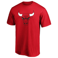 Men's - Fanatics Bulls Logo T-Shirt - Red/Red