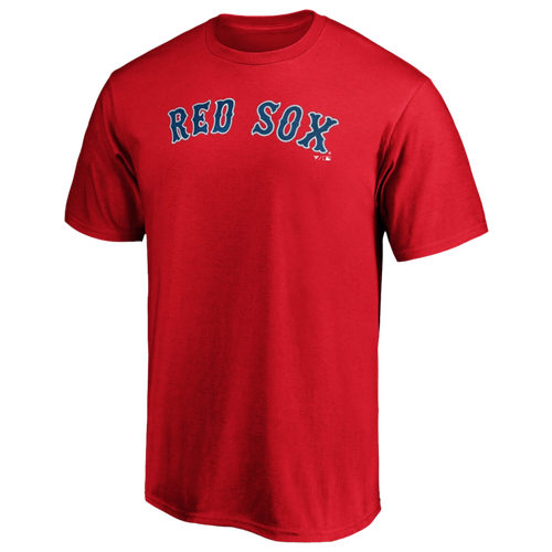 

Fanatics Mens Boston Red Sox Fanatics Red Sox Official Wordmark T-Shirt - Mens Red Size XXL