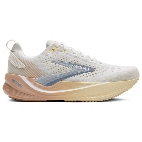 WOMENS - Brooks Ghost Max 4 - White/Rose Rutabaga