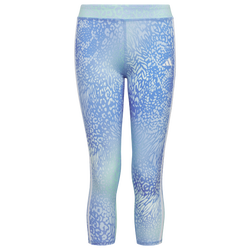 Girls' Grade School - adidas Ombre 7/8 Leggings - Blue/Green