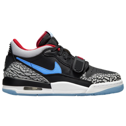 Garçons, Scolaire - Jordan Legacy 312 à tige basse - Noir/Gris loup/Bleu valeur