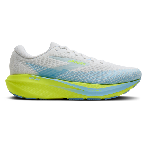 WOMENS - Brooks Ghost Amp - White/Blue Nightlife