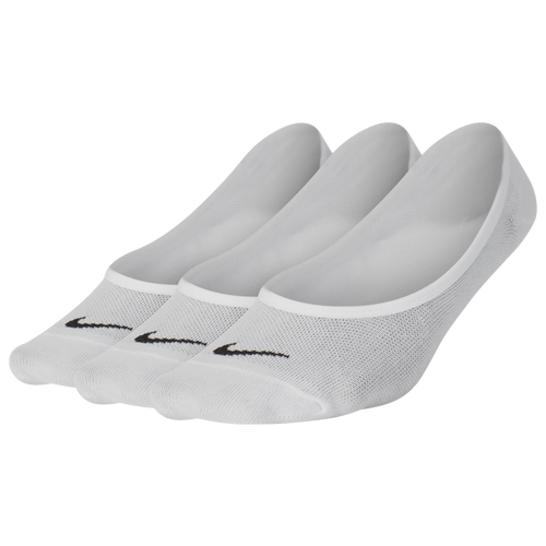 WOMENS - Nike 3PK Studio Lightweight Footie - Black/White
