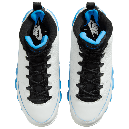 Jordan 9 Retro GS Summit White Black Dark Powder Blue