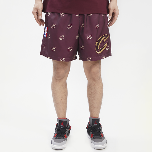 

Pro Standard Mens Pro Standard Cavaliers Mini Logo Woven Shorts - Mens Maroon/Maroon Size L