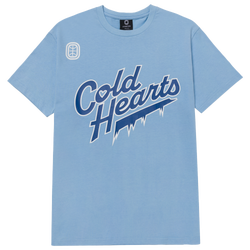 Men's - Overtime Cold Hearts Script T-Shirt - Navy/Light Blue
