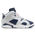 Jordan Retro 6 - Garçons, maternelle Blanc/Rouge/Bleu marine