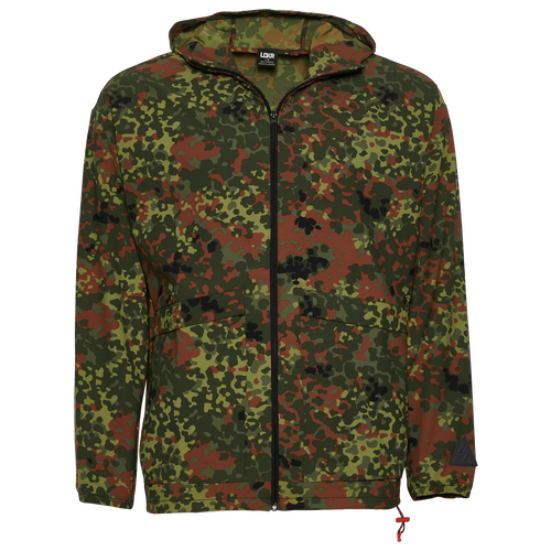 Lckr Mens  Teslin Jacket In Multi/red