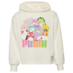 Girls' Grade School - PUMA x Squishmallows French Terry Pullover Hoodie - White/Multi