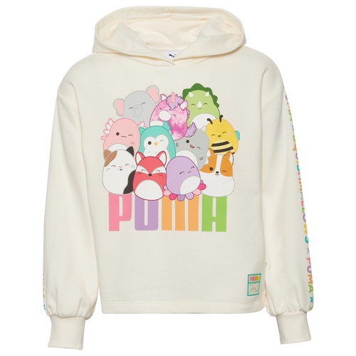 

PUMA Girls PUMA x Squishmallows French Terry Pullover Hoodie - Girls' Grade School White/Multi Size S