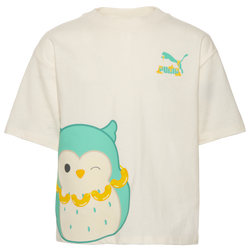 Girls' Grade School - PUMA x Squishmallows Jersey Fashion T-Shirt - White/Teal