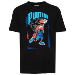 Boys' Grade School - PUMA Graphic T-Shirt - Blue/Red/Black