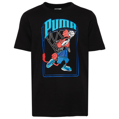  - PUMA Graphic T-Shirt - Blue/Red Black