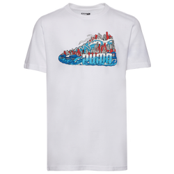 Boys' Grade School - PUMA Graphic T-Shirt - Red/White/Blue