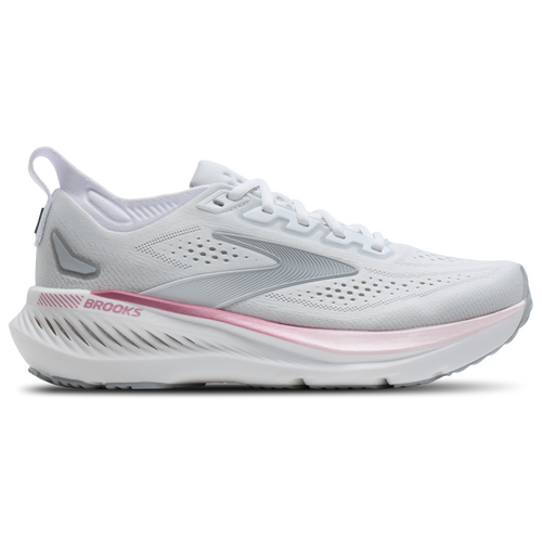 WOMENS - Brooks Glycerin GTS 23 Wide - White/Harbor Mist Metallic