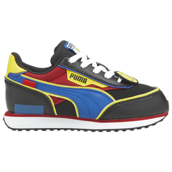 Boys' Preschool - PUMA Future Rider Smiley - Black/Red/Blue