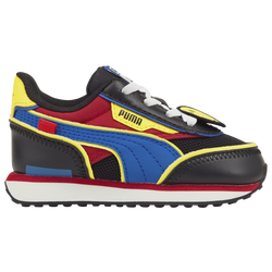 Boys' Toddler - PUMA Future Rider Smiley - Black/Red/Blue