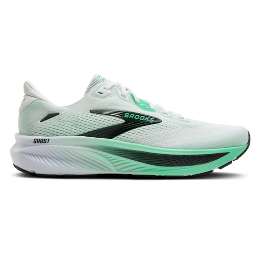 MENS - Brooks Ghost 18 - White/Spring Bud Spruce