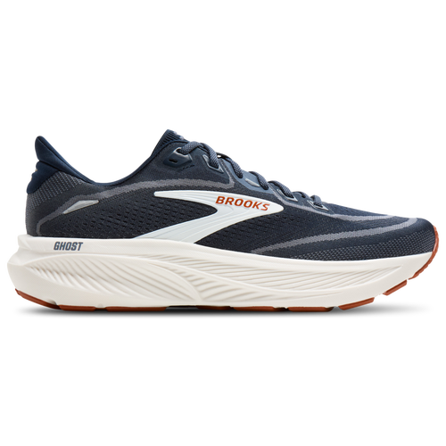 MENS - Brooks Ghost 18 - Navy Blazer/Red Earth Blue