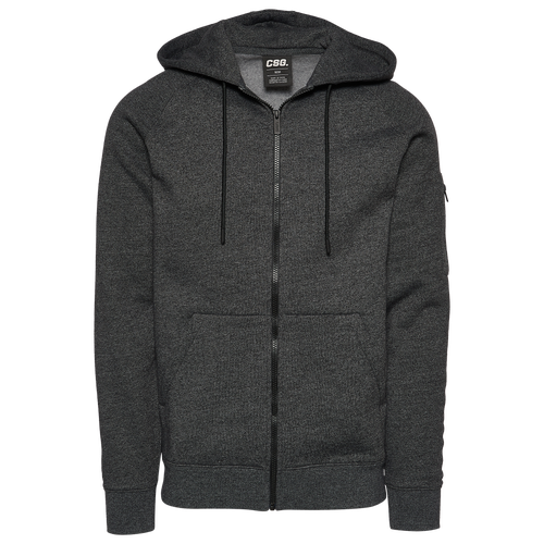 

CSG Mens CSG Troupe Full-Zip Hoodie - Mens Black Marled Size S