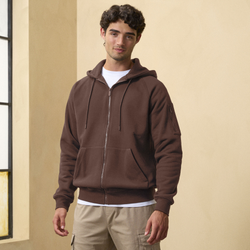 Men's - CSG Troupe Full-Zip Hoodie - Chestnut/Brown