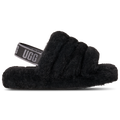 UGG Fluff Yeah Slides - Ugg Dark Shadow/Black