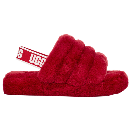 

UGG Girls UGG Fluff Yeah Slide - Girls' Grade School Shoes Samba Red/Samba Red Size 5.0