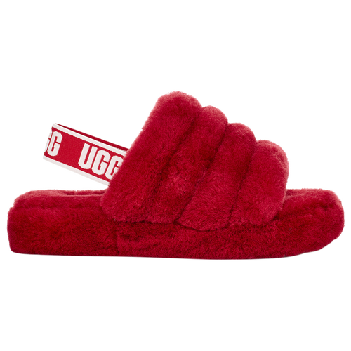 

Girls UGG UGG Fluff Yeah Slides - Girls' Grade School Shoe Samba Red/Samba Red Size 06.0
