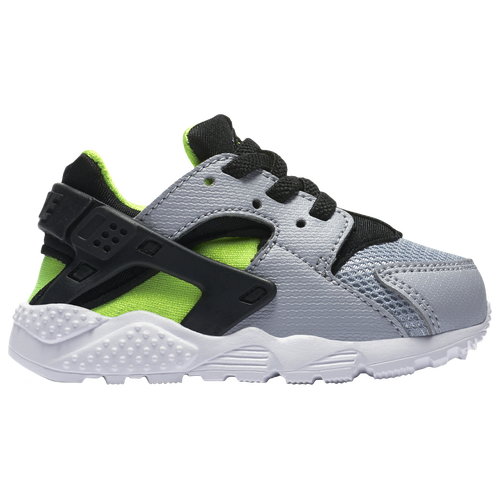 

Boys Nike Nike Huarache Run - Boys' Toddler Running Shoe Gray/Green Size 04.0