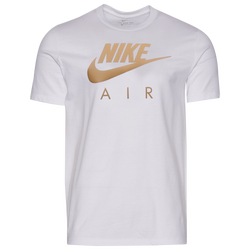 Men's - Nike Air Reflective T-Shirt - White/Gold