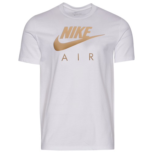 

Nike Mens Nike Air Reflective T-Shirt - Mens Gold/White Size XS