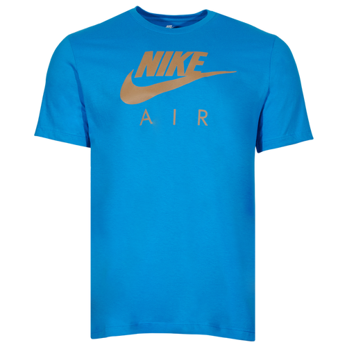 

Nike Mens Nike Air Reflective T-Shirt - Mens Gold/Blue Size M