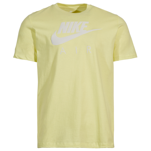 

Nike Mens Nike Air Reflective T-Shirt - Mens White/Lime Size M
